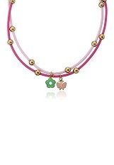 convenient minuscule twin stars charm necklace for babies and kids